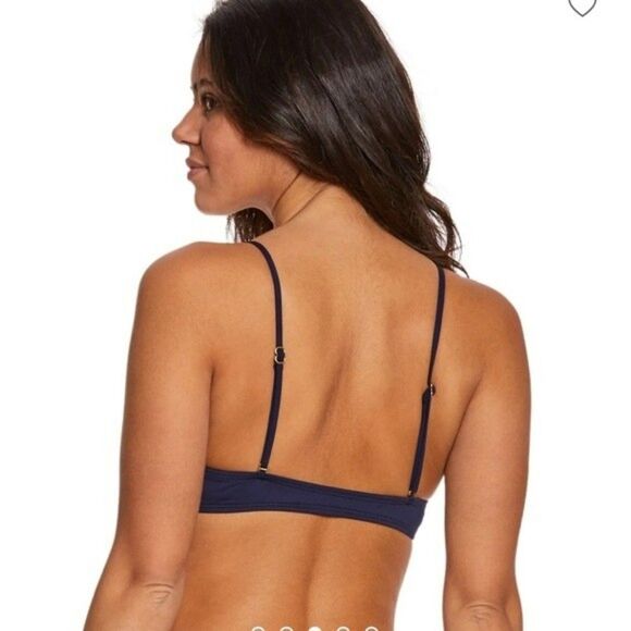 L*Space Womens Size Medium Sensual Solid Jaime Bikini Top - Picture 2 of 8